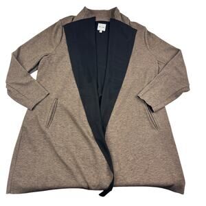 Nic + Zoe Open Front Soft Comfy Lounge Around Cardigan Jacket Women's Size 1X